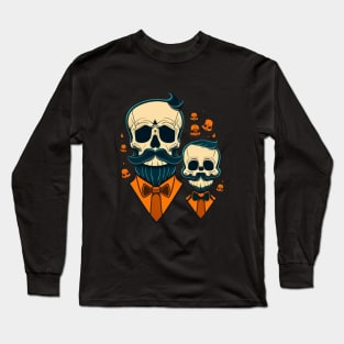 Father's Day skull Long Sleeve T-Shirt